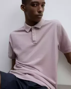 Поло из пике Sfera, розовый