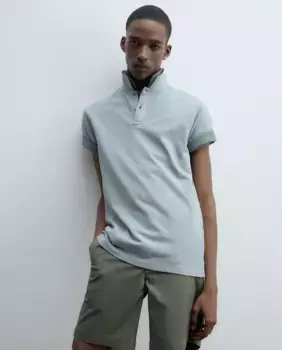 Поло из пике Sfera, зеленый