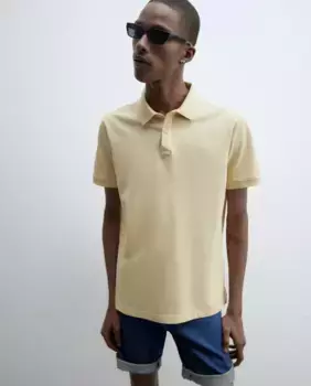 Поло из пике Sfera, жёлтый