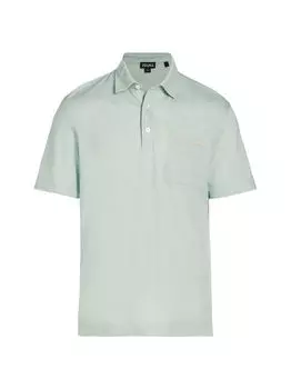 Поло из пике ZEGNA, синий