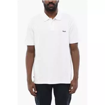 Поло из Piquet-хлопка с вышивкой Woolrich, White