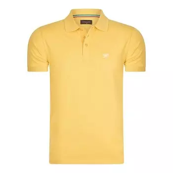 Поло из плотной ткани пике Cappuccino Italia, желтый