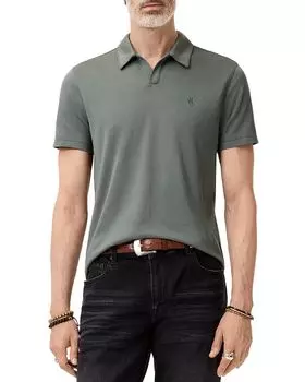 Поло из жаккарда Hague John Varvatos, серый