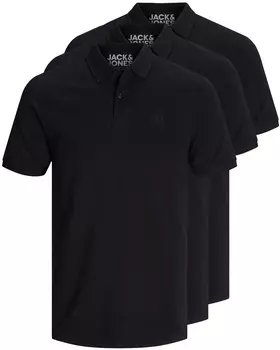 Поло Jack & Jones 3er Set, черный