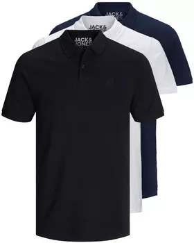 Поло Jack & Jones 3er Set, черный