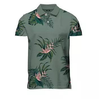 Поло Jack & Jones Blapalma Aop, зеленый