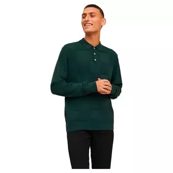 Поло Jack & Jones Checker, зеленый