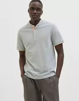 Поло Jack & Jones цвета айсберг-зеленый