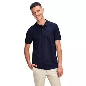 Поло Jack & Jones Ebasic Short, синий