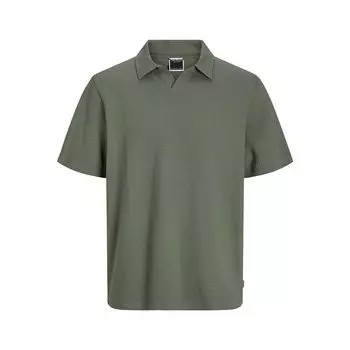 Поло Jack & Jones Fred Split, зеленый