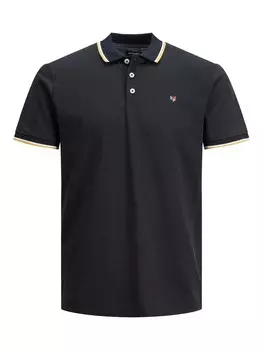 Поло Jack & Jones Jack & Jones Shirt aus Pikeestoff JPRBLUWIN POLO, черный