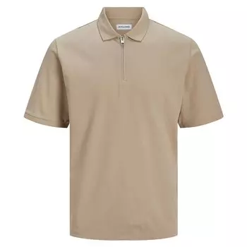 Поло Jack & Jones Mac Zip, бежевый