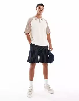 Поло Jack & Jones реглан бежевого цвета