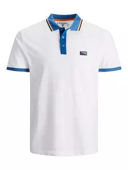 Поло Jack & Jones Shirt 'Charming Turk', белый