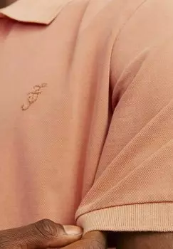 Поло Jack & Jones, загар Einfarbig