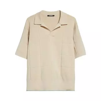 Поло Jacquemus Le Polo Bacino 'Off White', белый