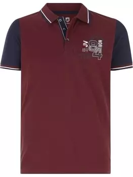 Поло Jan Vanderstorm OLEJORN, цвет dunkelrot