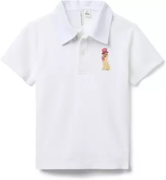 Поло Janie and Jack Boys Embroidered Polo, цвет Multicolor 4
