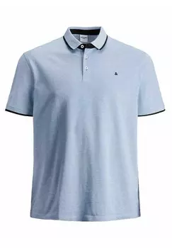 Поло JJEPAULOS Jack & Jones, цвет Mottled Light Blue