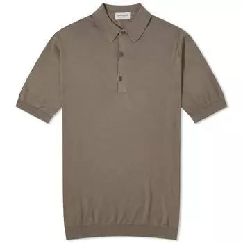Поло John Smedley Adrian Cotton, цвет Beige Musk