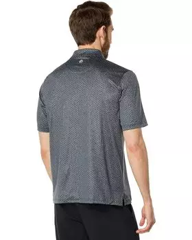 Поло Johnston & Murphy XC4 Performance Oval Linked Polo, черный