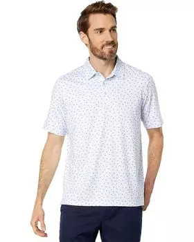 Поло Johnston & Murphy XC4 Performance Skull, цвет Light Blue 1