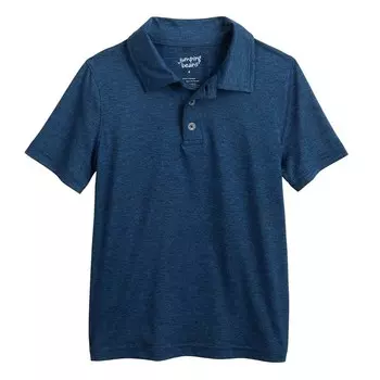 Поло Jumping Beans Performance для мальчиков и малышей, темно-синий