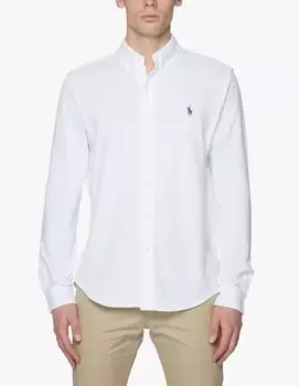 Поло Камиша в полулёгком весе Polo Ralph Lauren, белый