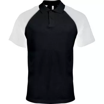 Поло Kariban Baseball, черный