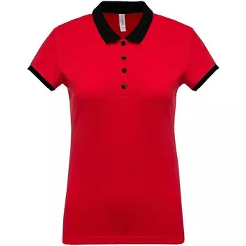 Поло Kariban, красный