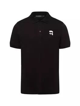 Поло Karl Lagerfeld Poloshirt, черный
