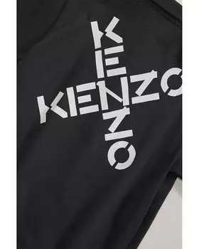 Поло Kenzo Short Sleeve Polo, темно-серый