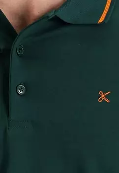 Поло KONTRAST KRAGEN Kigili, темно-зеленый
