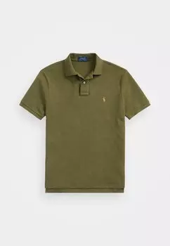 Поло КОРОТКИЙ РУКАВ Polo Ralph Lauren, оливковый с капюшоном