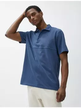 Поло KOTON T shirt, цвет indigo
