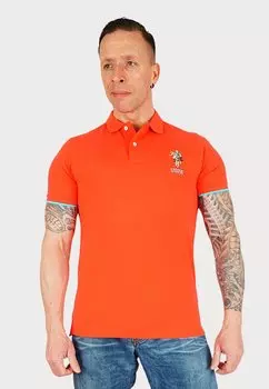 Поло KURZARM BUNTER REITER U.S. Polo Assn., красный