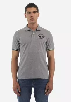 Поло La Martina, mittelgroe Heidegrau