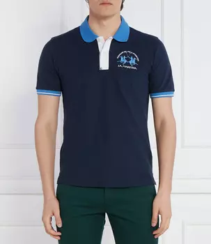 Поло La Martina Slim Fit, темно-синий