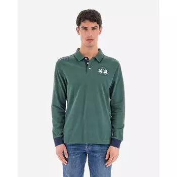 Поло La Martina Wolfe, зеленый