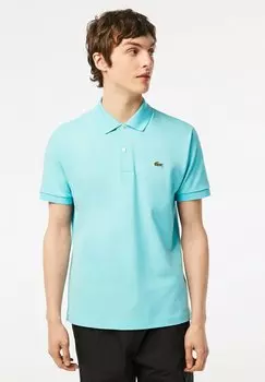 Поло Lacoste, бирюзовый