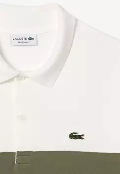 Поло Lacoste, blanc ver хаки imi