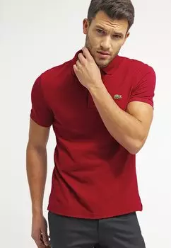 Поло Lacoste, бордовый
