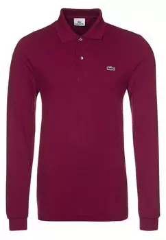 Поло Lacoste, бордовый