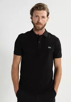 Поло Lacoste, черный
