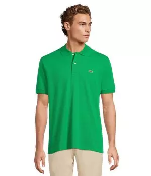 Поло Lacoste Classic Fit L.12.12 Light Pique Polo, зеленый