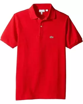 Поло Lacoste Kids L1812 Short Sleeve Classic Pique Polo, красный