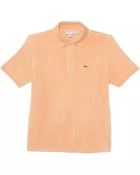 Поло Lacoste Kids Short Sleeve Bouclette Polo Shirt, цвет Cina