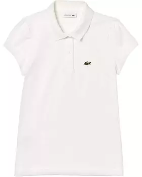 Поло Lacoste Kids Short Sleeve Mini Pique New Iconic Polo, белый