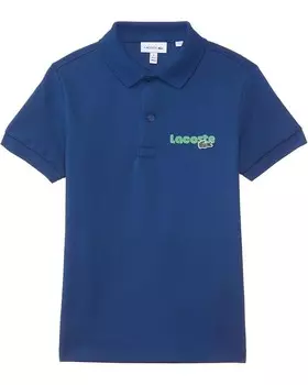 Поло Lacoste Kids Short Sleeve Polo Shirt, цвет Globe