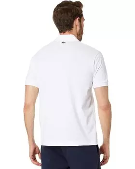 Поло Lacoste Netflix Lupin Short Sleeve Classic Fit Polo Shirt, цвет White/Bridgerton